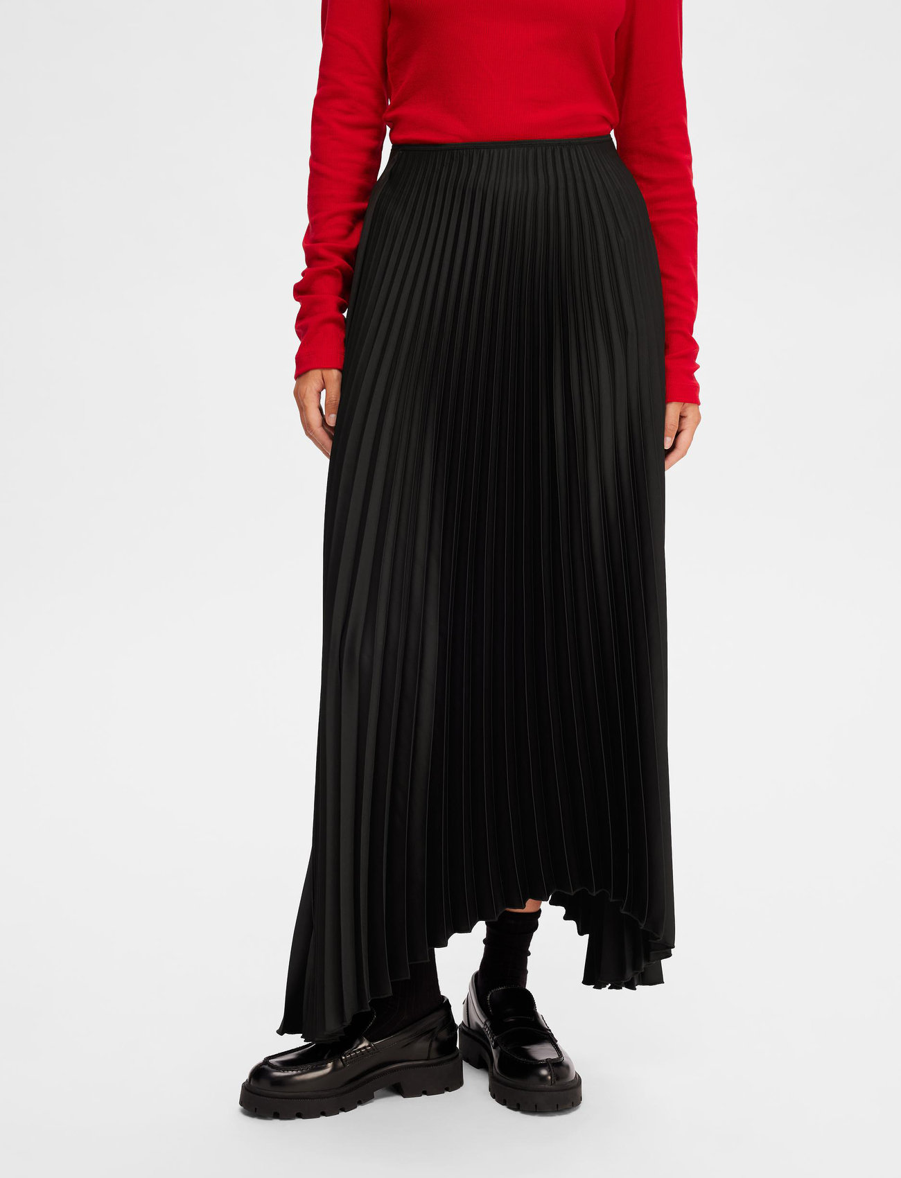 Femme Slftina Plisse Skirt - Nederdele Boozt.com
