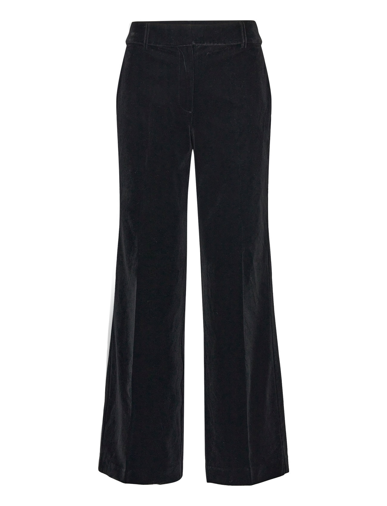 Slfrita-Velva Mw Wide Pant Black Selected Femme