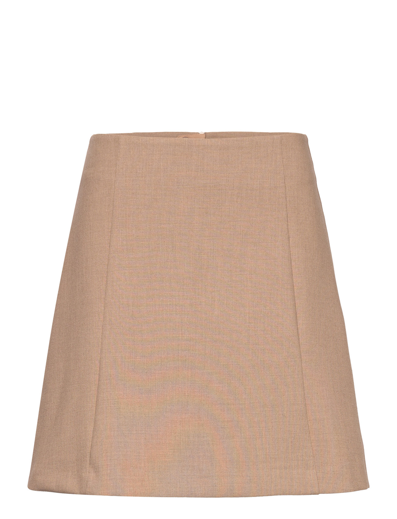 Slfrita Mw Short Skirt Camel Mel Noos Kort Nederdel Beige Selected Femme