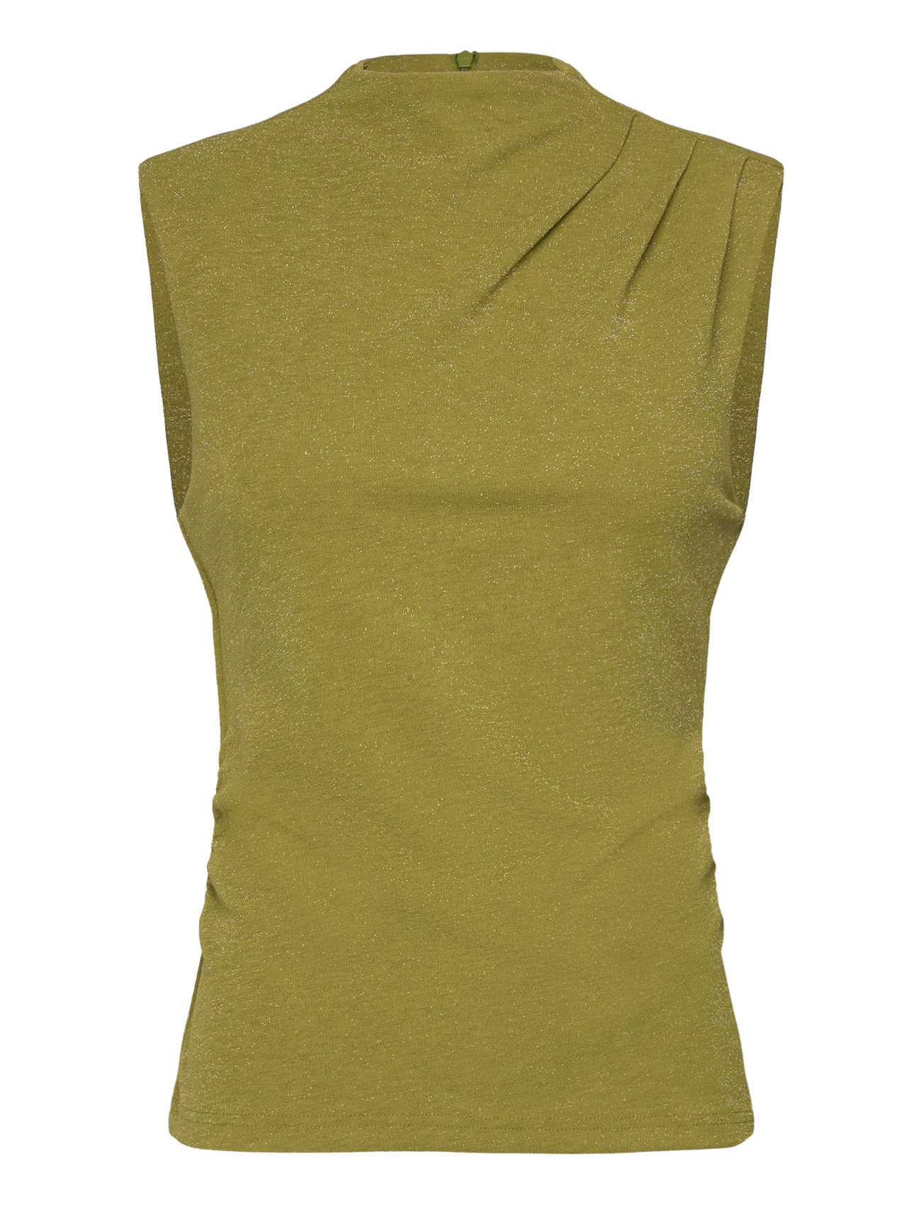 Selected Femme Slfmarwa Sl High Neck Top Khaki Green