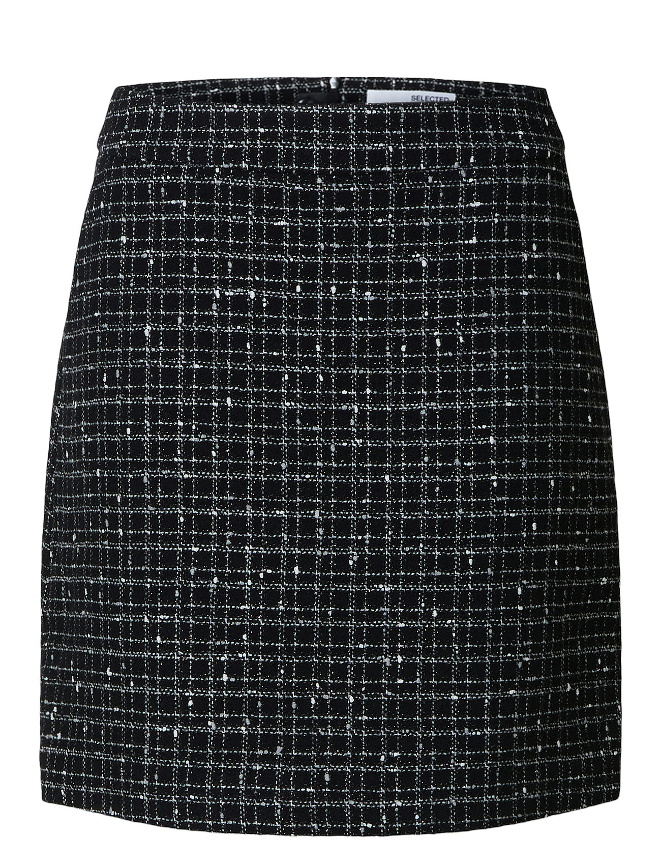 Selected Femme Slfwilma Mw Mini Skirt Svart