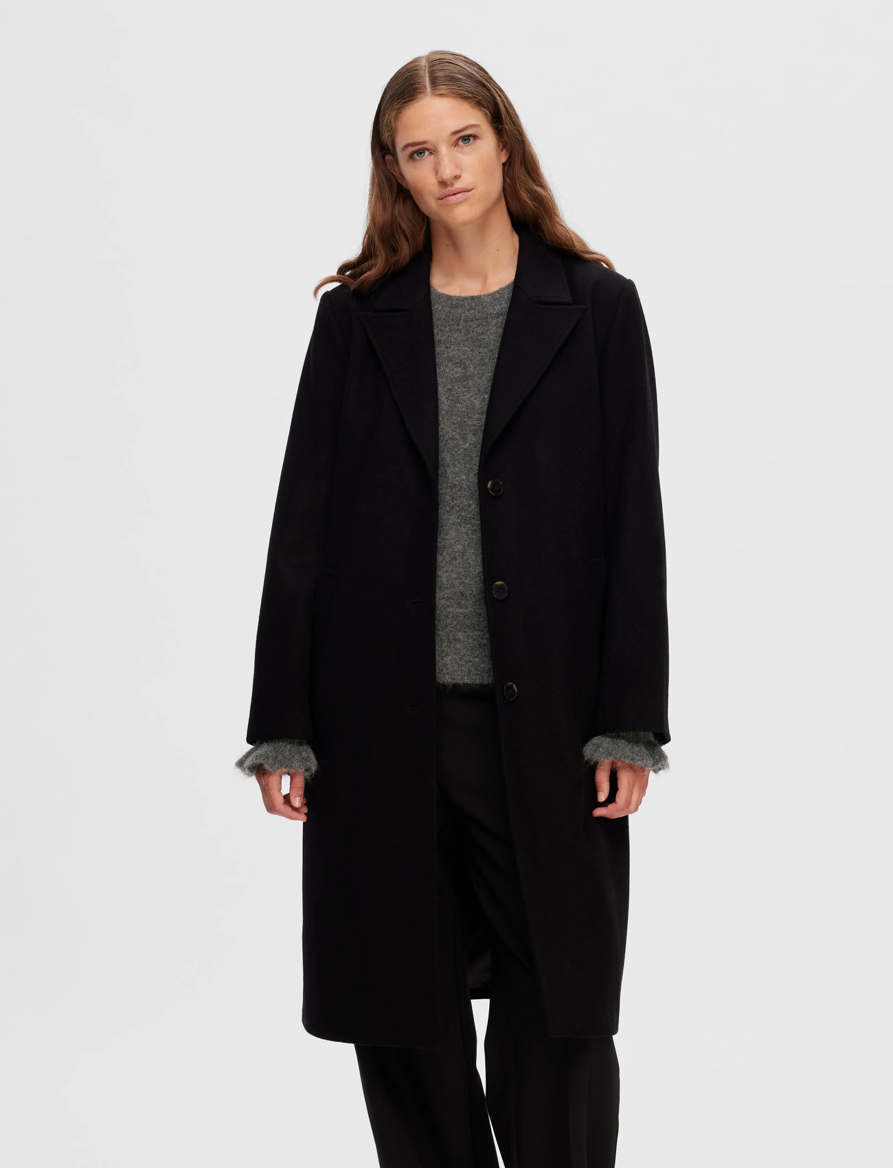 Selected Slfnew Alma Wool Coat Noos