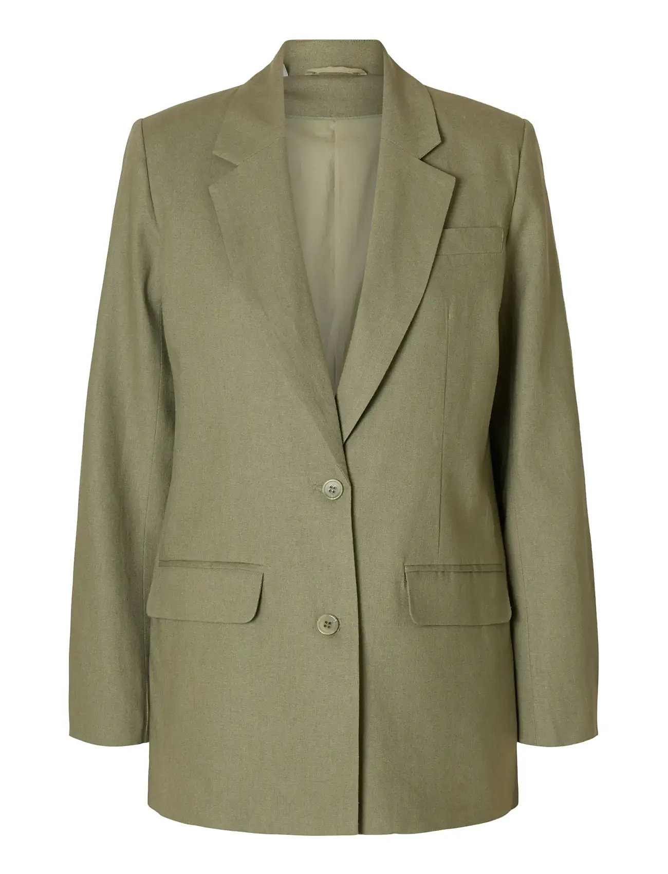 SELECTED Slftania-Rita Ls Relaxed Blazer Noos Khaki - 36 - Damen
