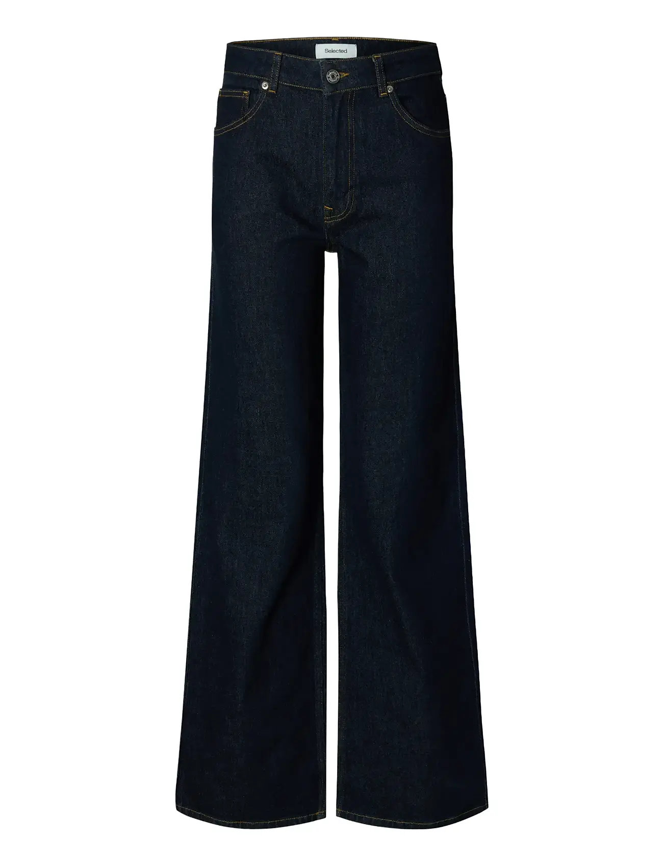 SELECTED Slfwide Bea-Kori Hw Jeans Noos Navy - 30x32 - Damen