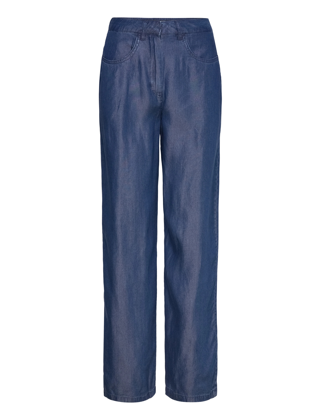 Selected Slfnoella Mw Wide Pant B, 38, Blue, Bukser > Brede Ben, Dame