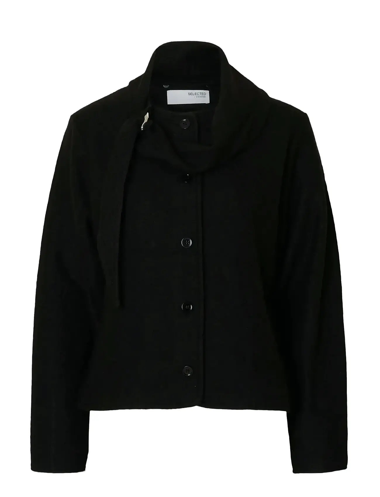 SELECTED Slfdarla Ls Knit Jacke Schwarz - L - Damen