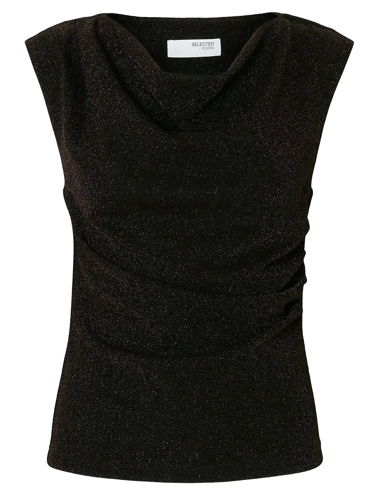 SELECTED Slfanja Sl Slim Oberteil Schwarz - XL - Damen