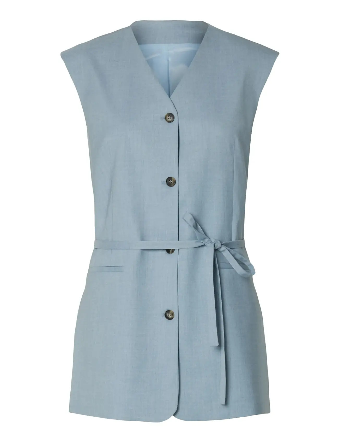 SELECTED Slfboxy Lisa Vest Blau - 42 - Damen