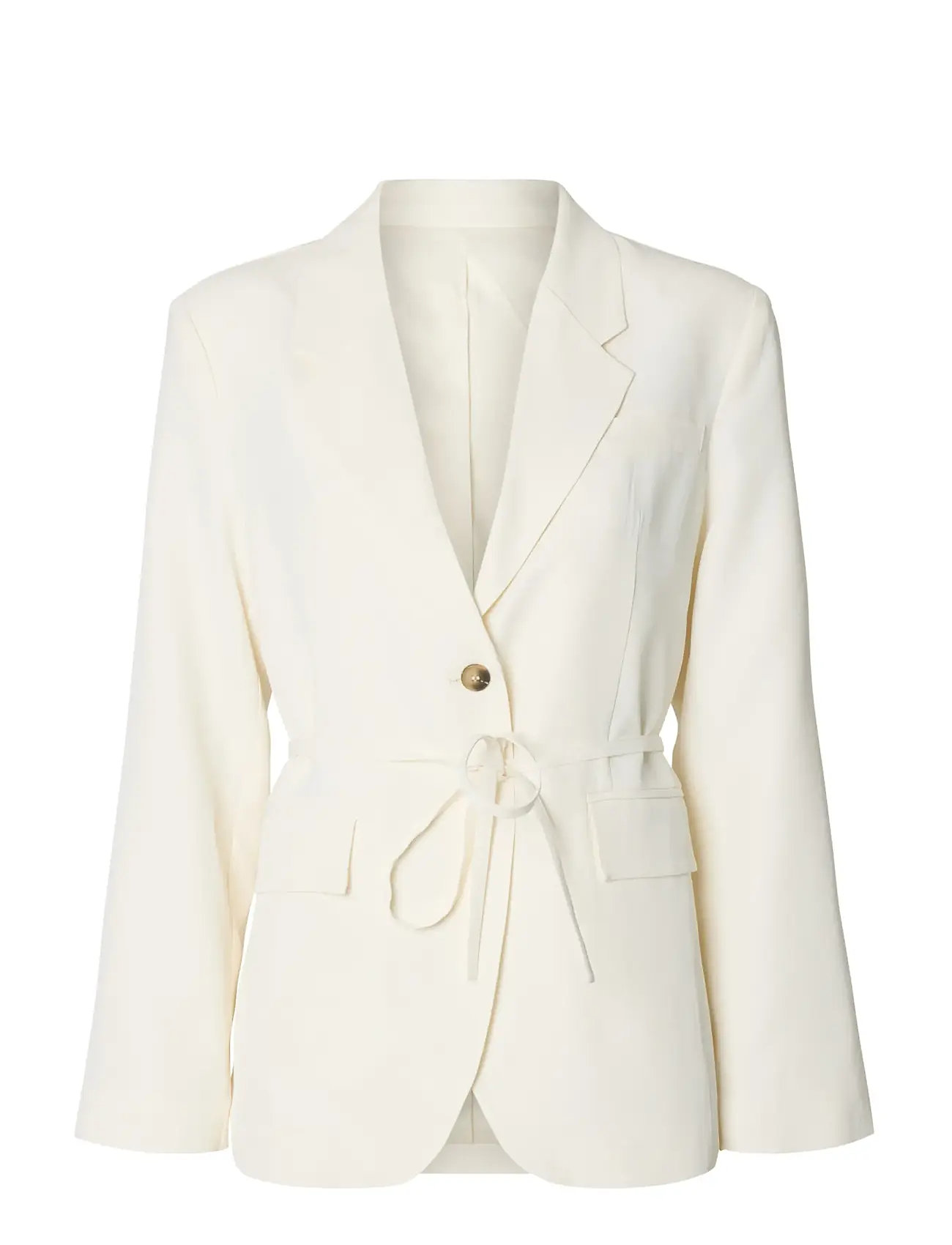 SELECTED Slfellie Blazer Cream - 34 - Damen