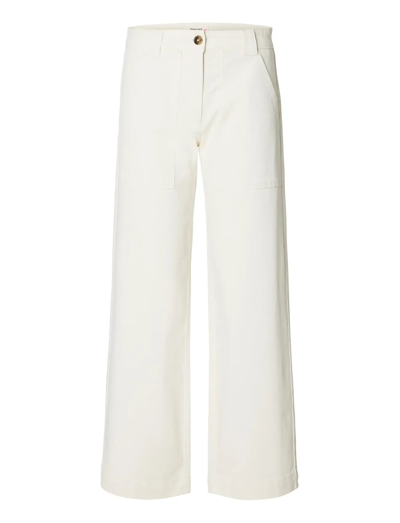 SELECTED Slfwide Hotel Amour Mw Hose Cream - 36x32 - Damen