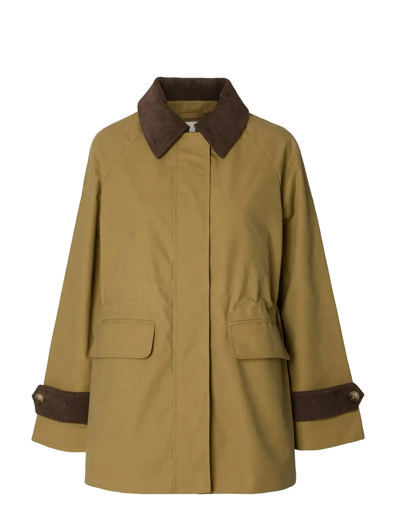 SELECTED Slfwilma Waxed Clair Jacke Noos Braun - 34 - Damen
