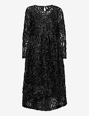 Selected Femme - SLFCYNTHIA LS MIDI DRESS - sukienki koktajlowe - black - 0