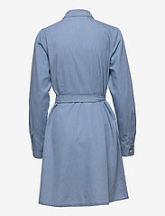 Selected Femme - SLFTAMMY LS SHORT SHIRT DRESS - skjortklänningar - light blue - 1