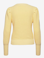 Selected Femme - SLFEMBER LS KNIT O-NECK M - tröjor - double cream - 1