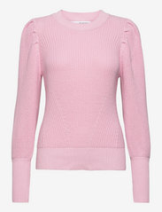 SLFEMBER LS KNIT O-NECK M - ROSEATE SPOONBILL
