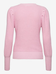 Selected Femme - SLFEMBER LS KNIT O-NECK M - sweaters - roseate spoonbill - 1