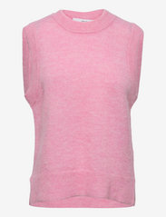 Selected Femme - SLFLULU KNIT VEST  O-NECK - down- & padded jackets - prism pink - 0