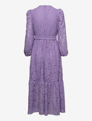 Selected Femme - SLFLILIAS LS ANKLE LACE DRESS B - sukienki koktajlowe - violet tulip - 2