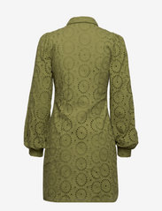 Selected Femme - SLFSULLA LS SHORT DRESS EX - sukienki letnie - calliste green - 1