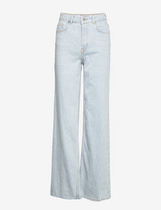 SLFALICE HW WIDE LON SKYLUE JEA - vide jeans - light blue denim