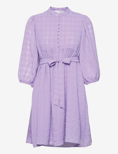 SLFIONA 3/4HORT DRESS M - summer dresses - violet tulip