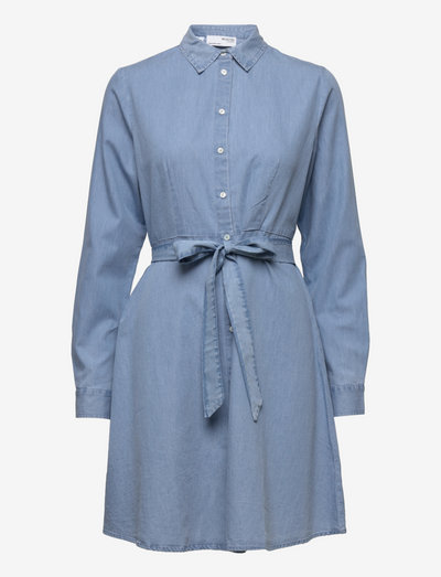 SLFTAMMY LS SHORT SHIRT DRESS - skjortekjoler - light blue