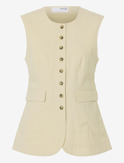 SLFILUNA SL BUTTONED POCKET VEST B