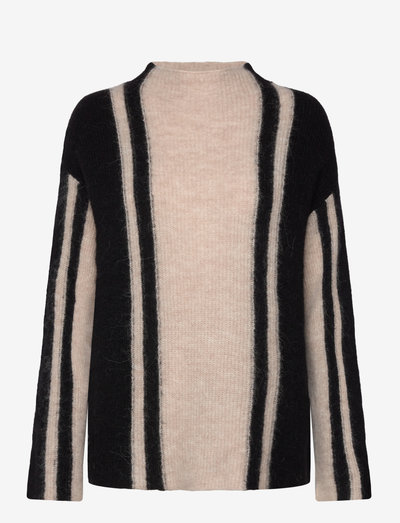SLFLULU LS KNIT VERTICAL HIGH NECK