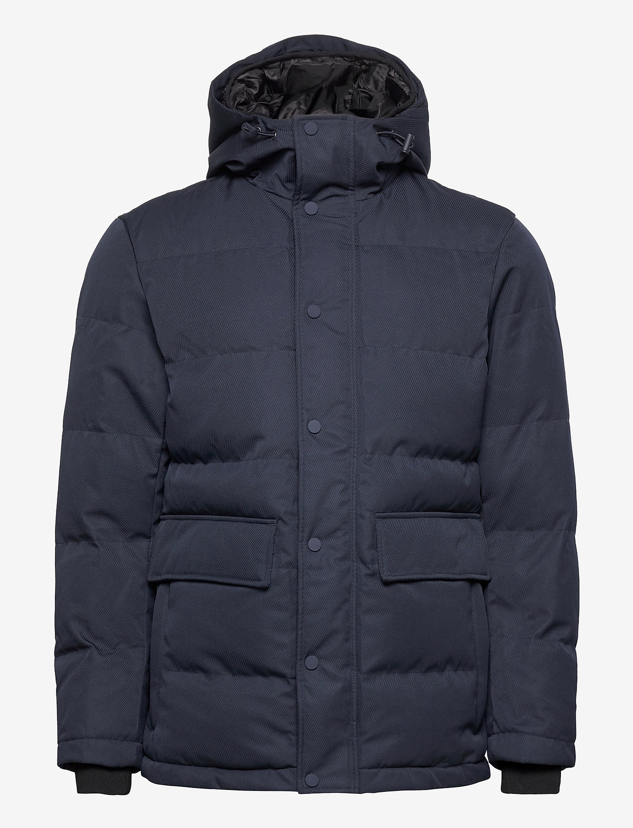 selected homme hooded parka