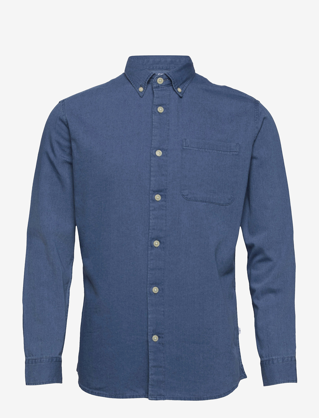 Selected Homme - SLHREGRICK-DENIM SHIRT LS U - basic skjorter - medium blue denim - 0