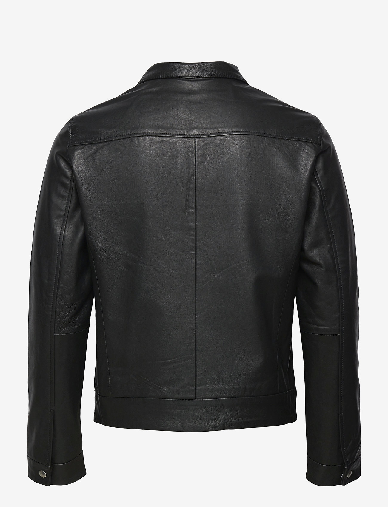 Selected Homme Slhiconic Blouson Leather Jkt W - Leather Jackets ...