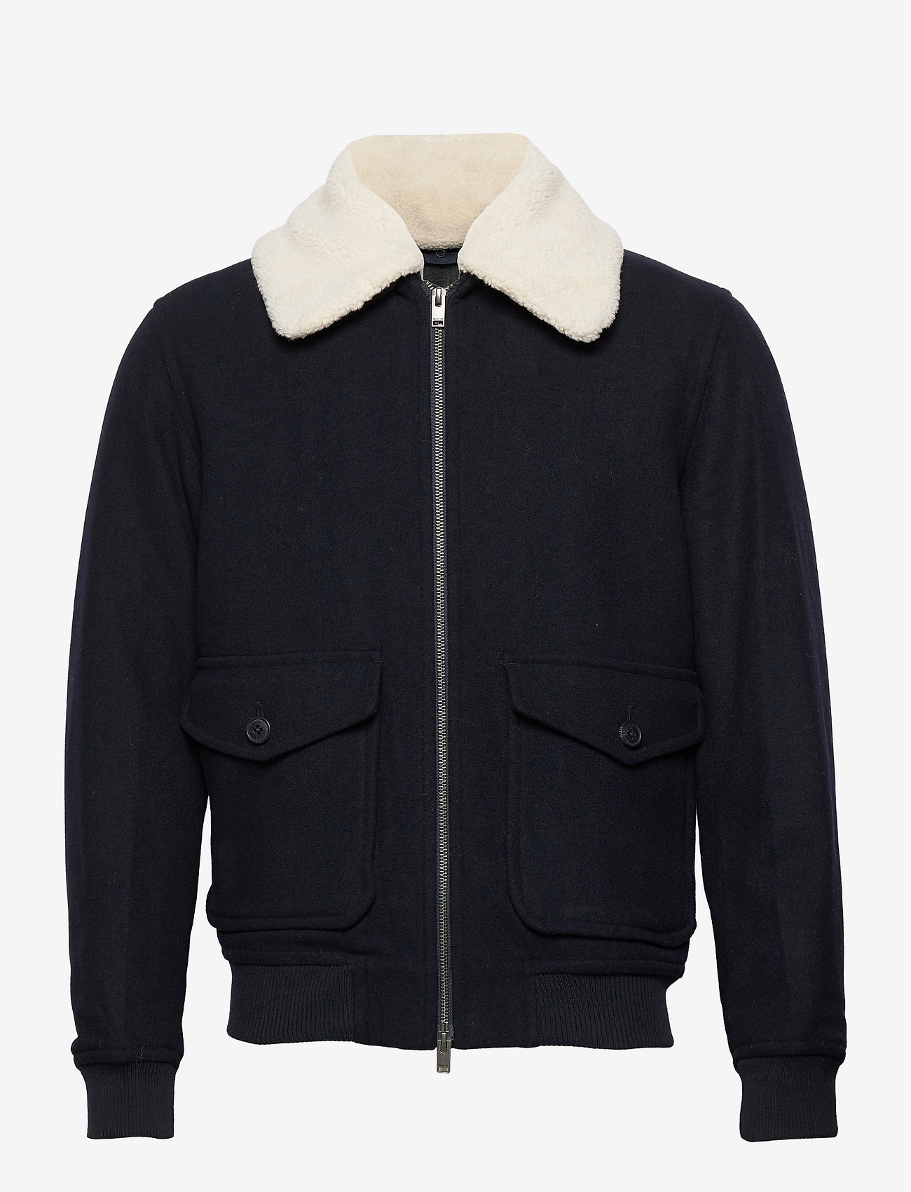 ami wool bomber jacket