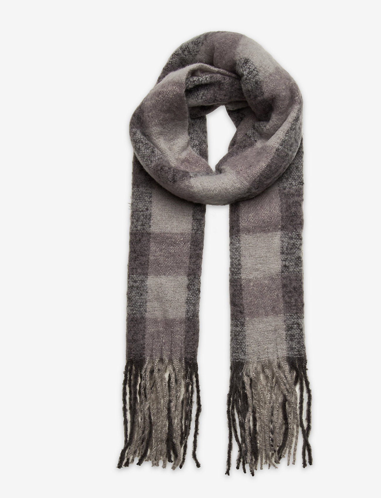 Selected Homme - SLHBILLY SCARF - winter scarves - ghost gray - 0