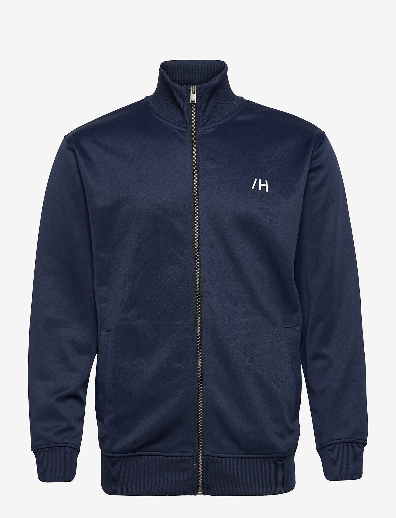 Selected Homme - SLHREG VALE SWEAT HIGH NECK ZIP - sweatshirts - navy blazer - 0