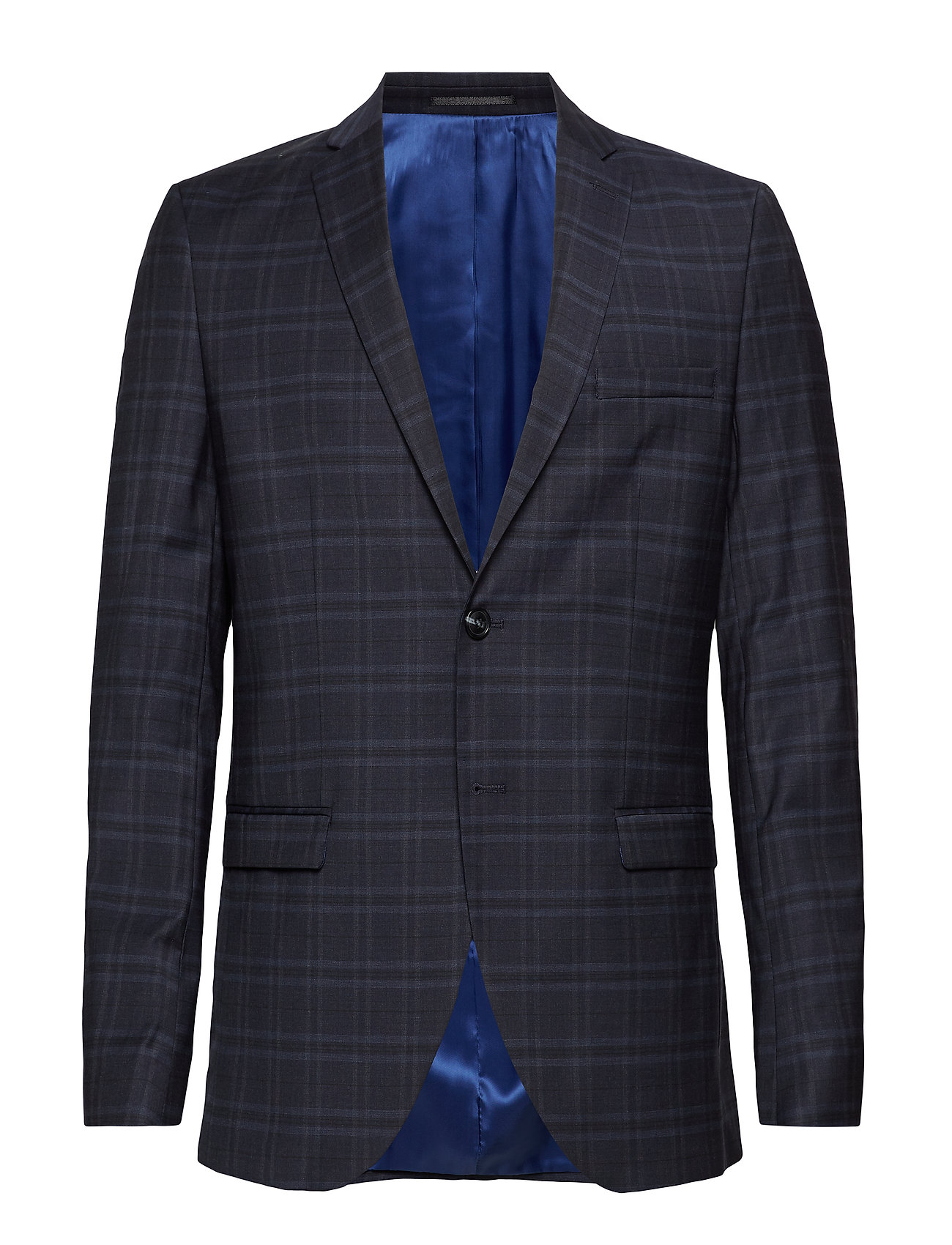 Selected Homme Slhslim-Mylocreed Navy Check Blz B Noos Blazer Kavaj Blå [Color: NAVY BLAZER ][Sex: Men ][Sizes: 46,48,50 ]