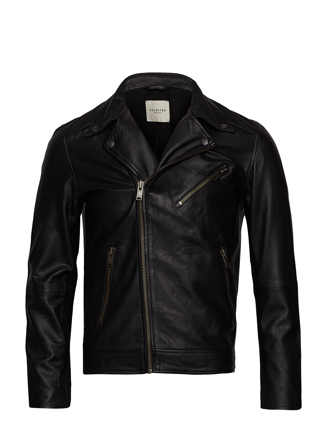 selected homme lamb leather jacket