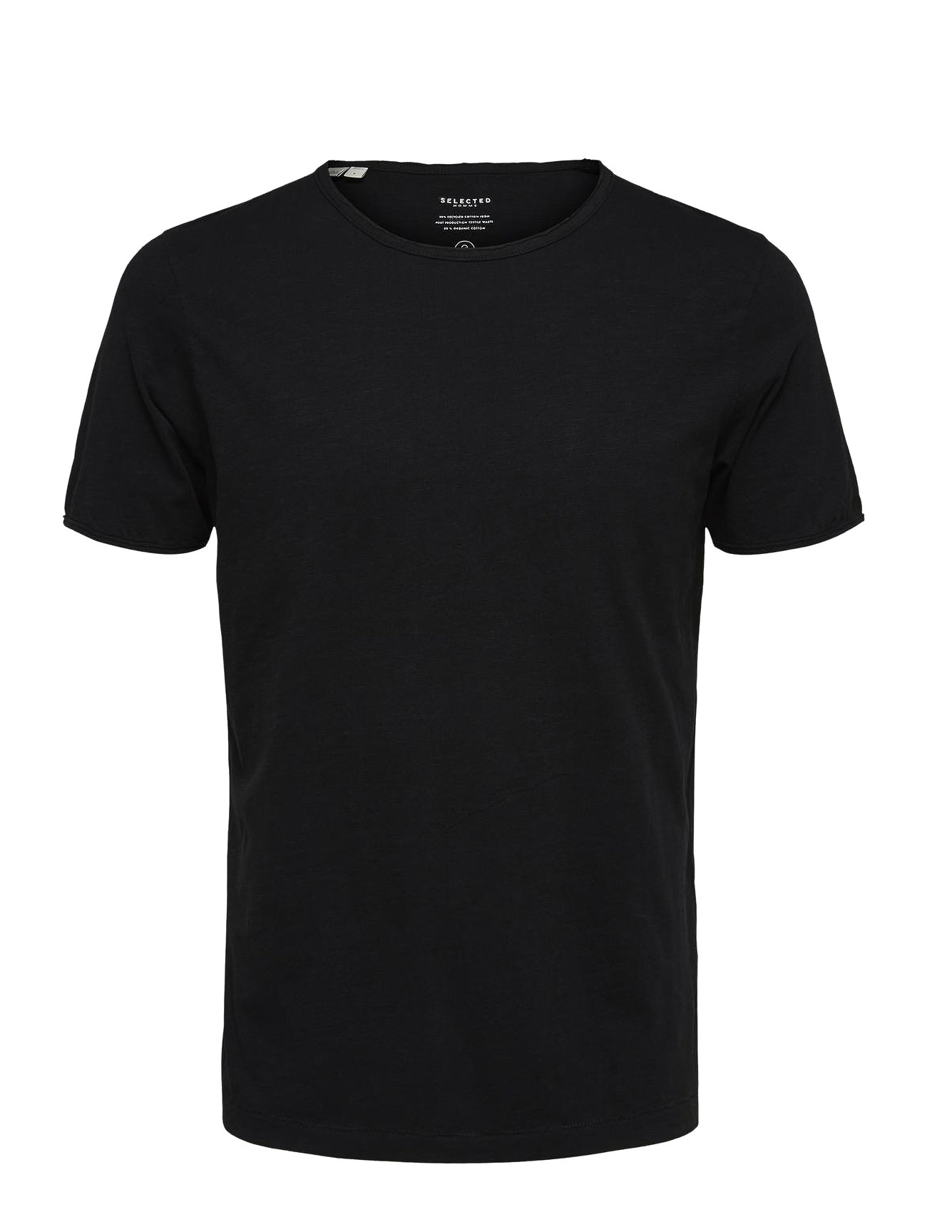 Slhmorgan Ss O-Neck Tee Noos Black Selected Homme