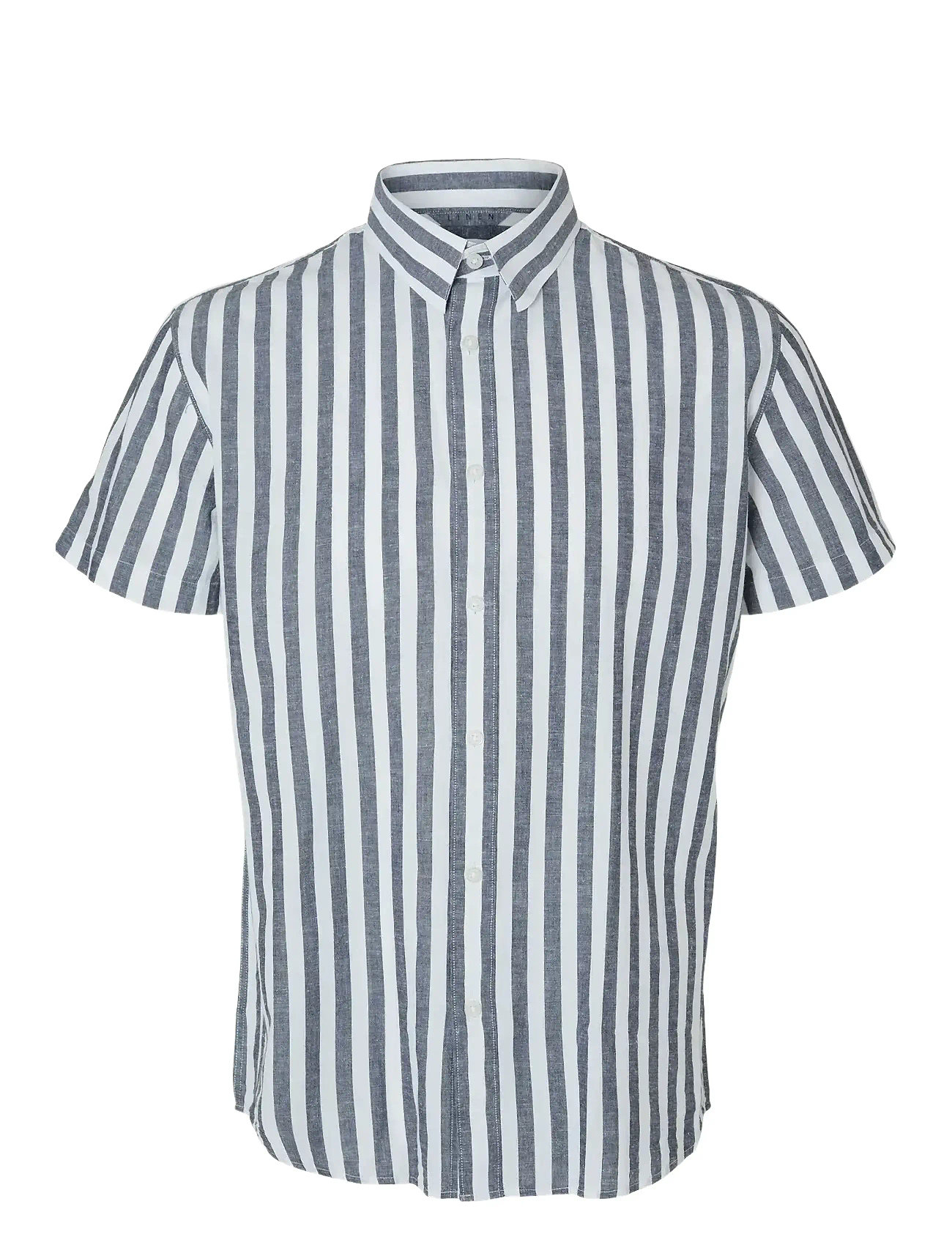 Slhregnew-Linen Shirt Ss Classic W Blue Selected Homme 101596