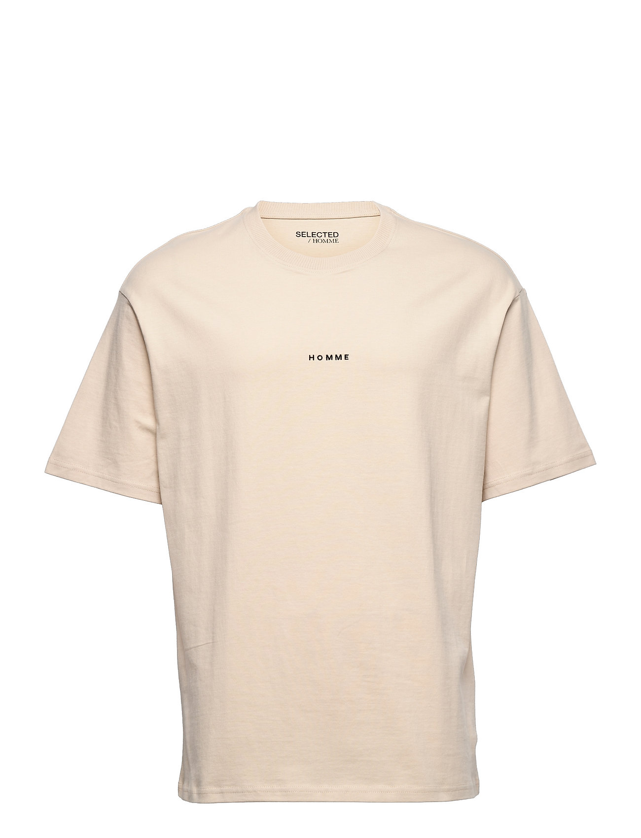 Slhloosehankie Ss O-Neck Tee Ex T-shirts Short-sleeved Rosa Selected Homme