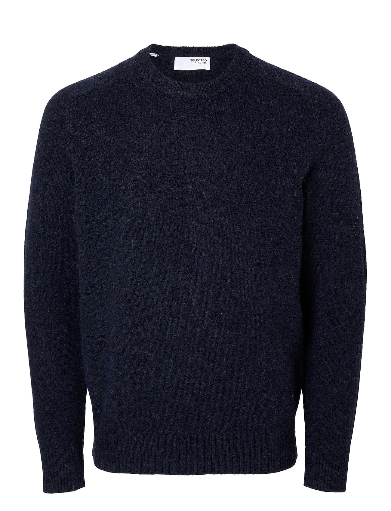 Slhrai Ls Knit Crew Neck Noos Navy Selected Homme