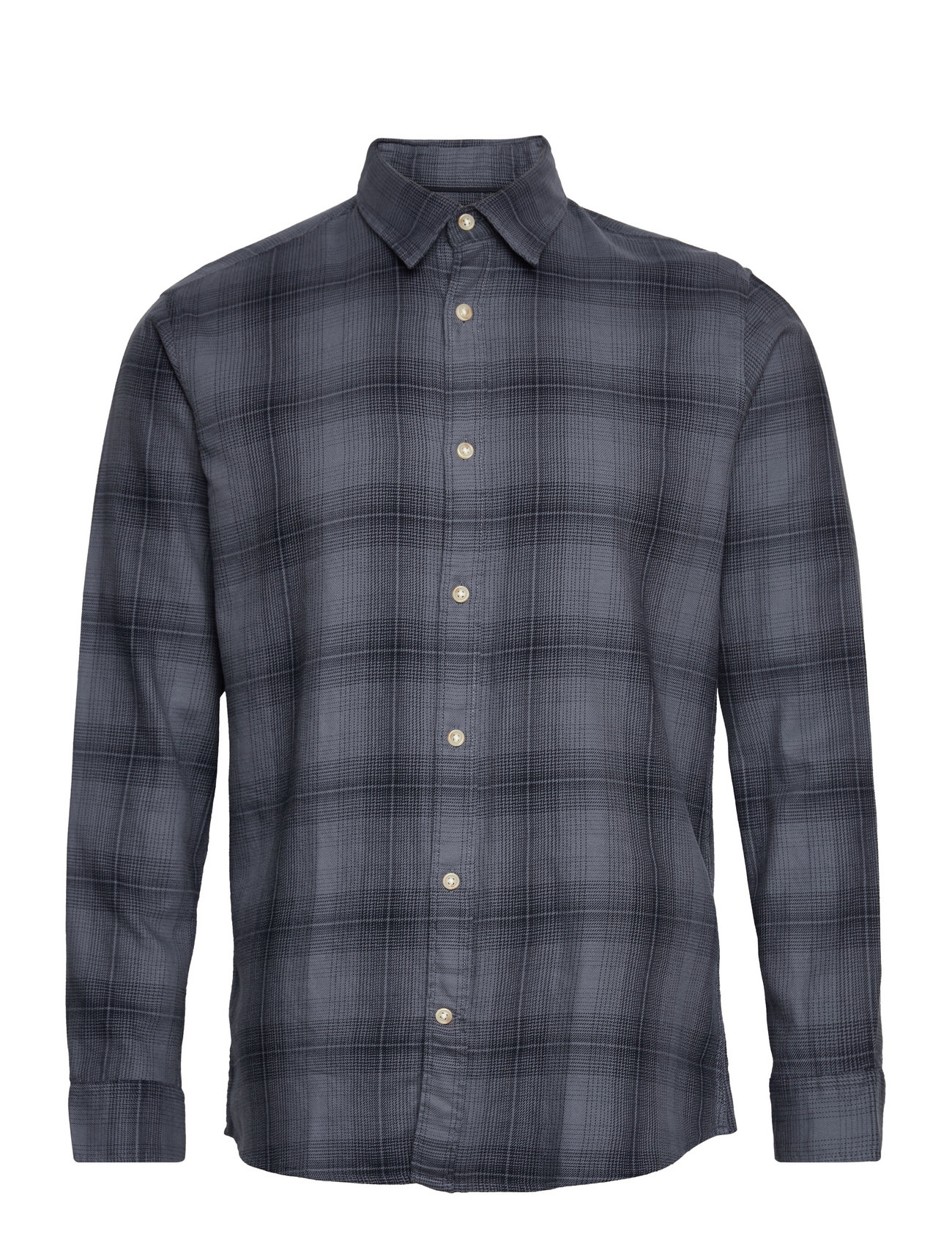 Slhslimrobin Shirt Ls W Camp Skjorta Casual Marinblå Selected Homme