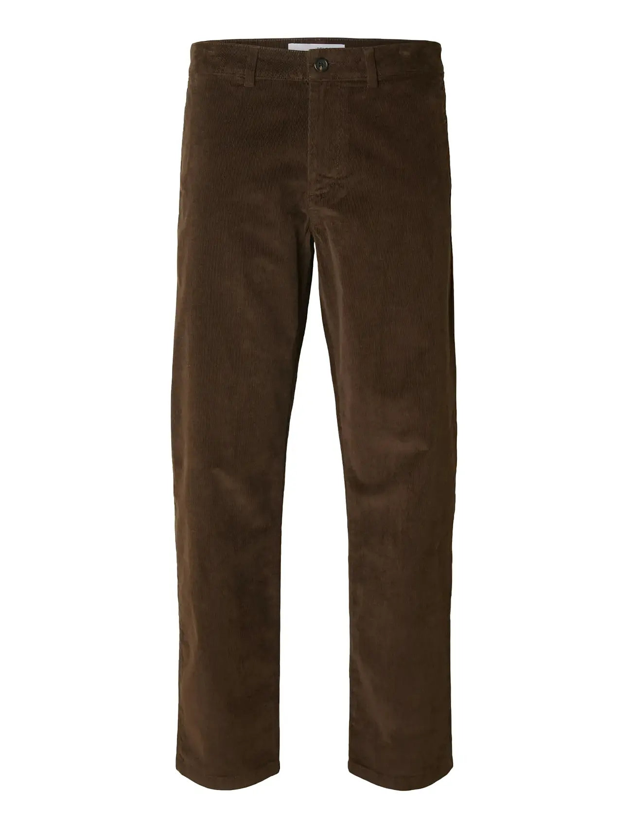 SELECTED Slh196-Straight Miles Cord Hosen W Noos Braun - 31x34 - Herren