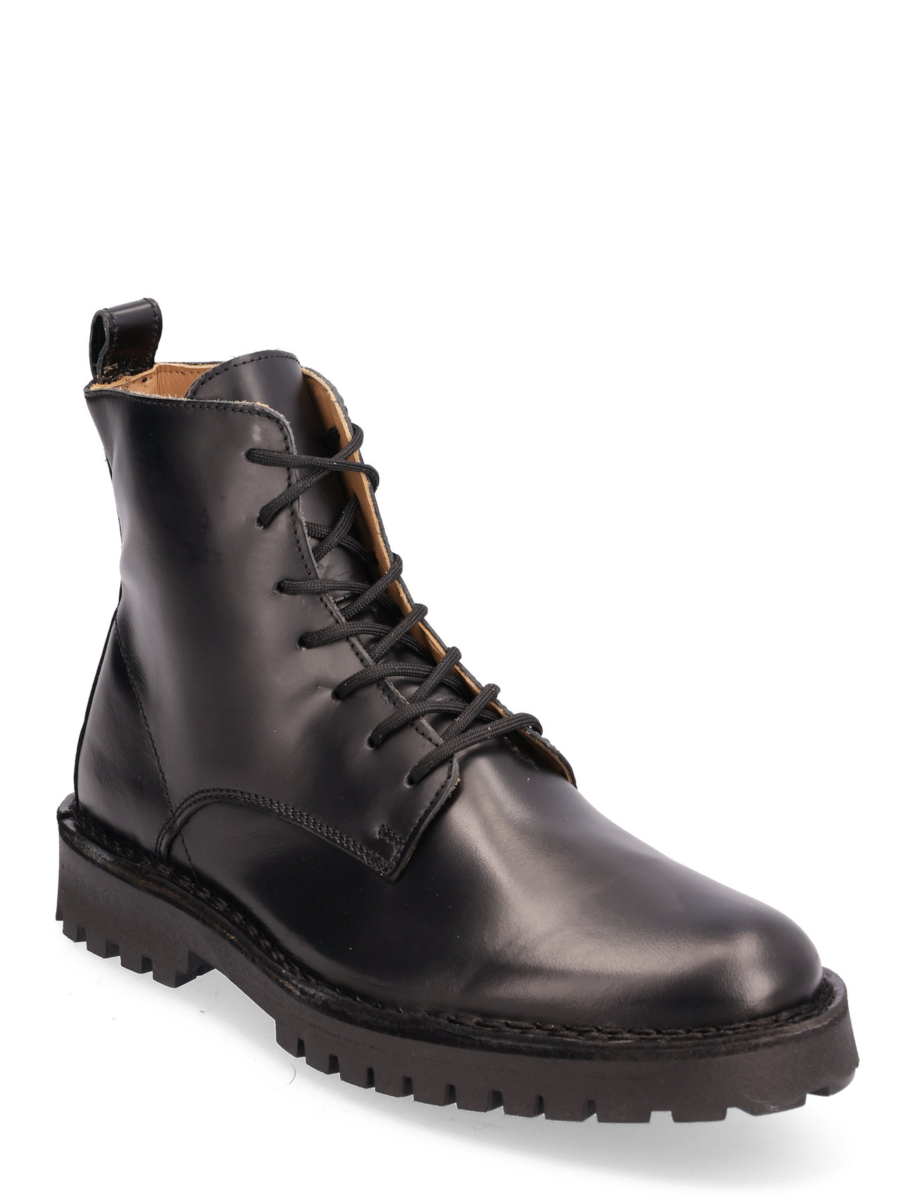 Selected Homme Slhricky Leather Lace up Boot boots shop at