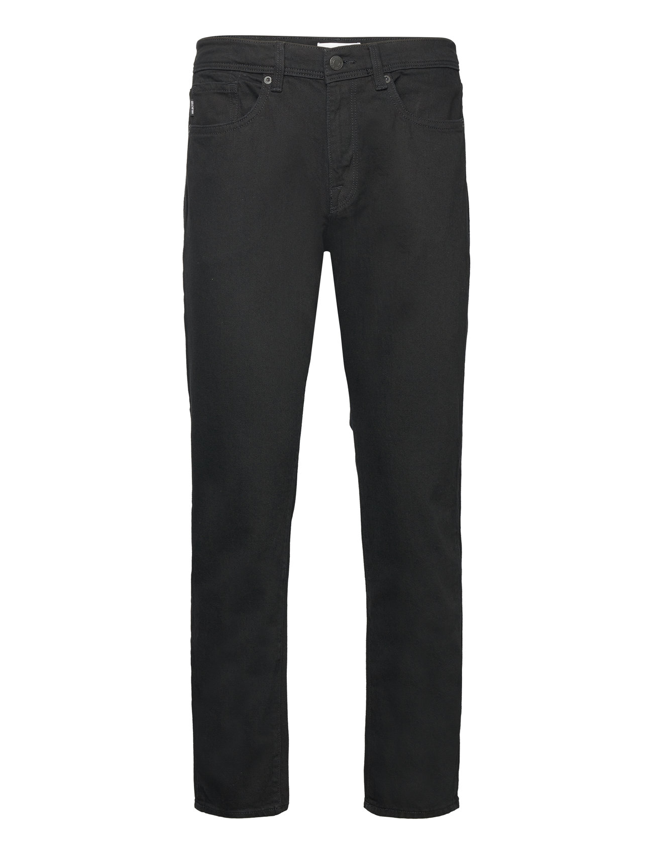 Selected Homme Slhstraight Scott196-6007 Black/black O - Regular jeans ...