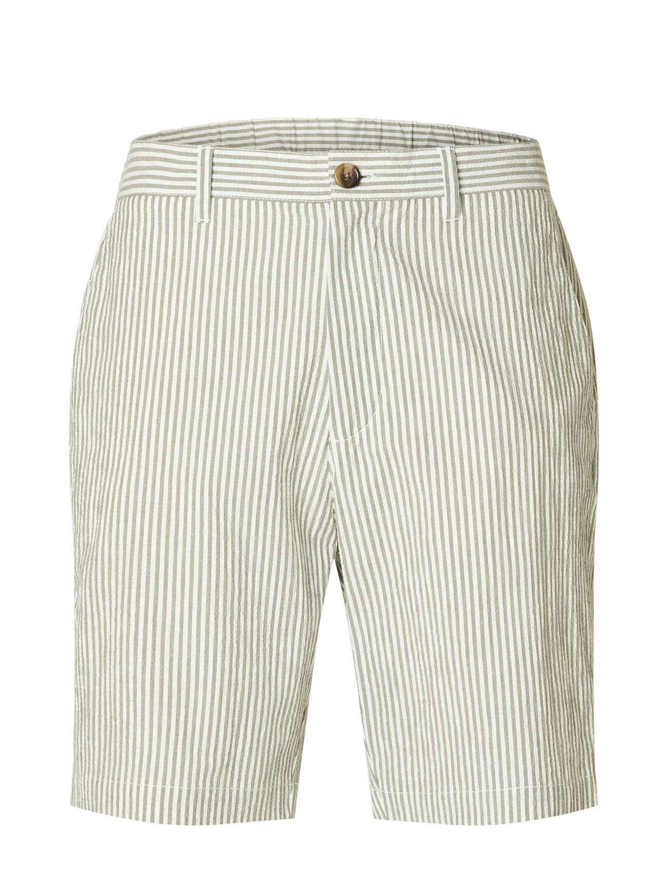 SELECTED Slhregular-Karl Seersucker Shorts Noos Grün - M - Herren