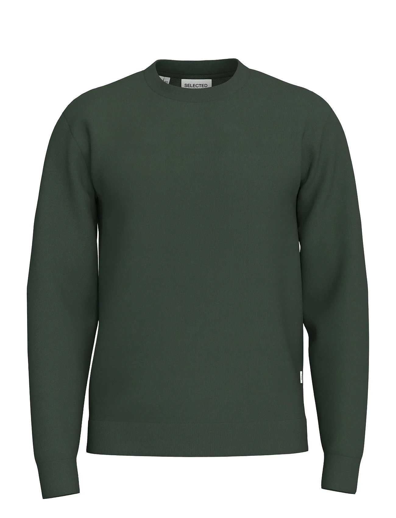 SELECTED Slmemanuel Soft Crew Neck Sweat Noos Khaki - M - Herren