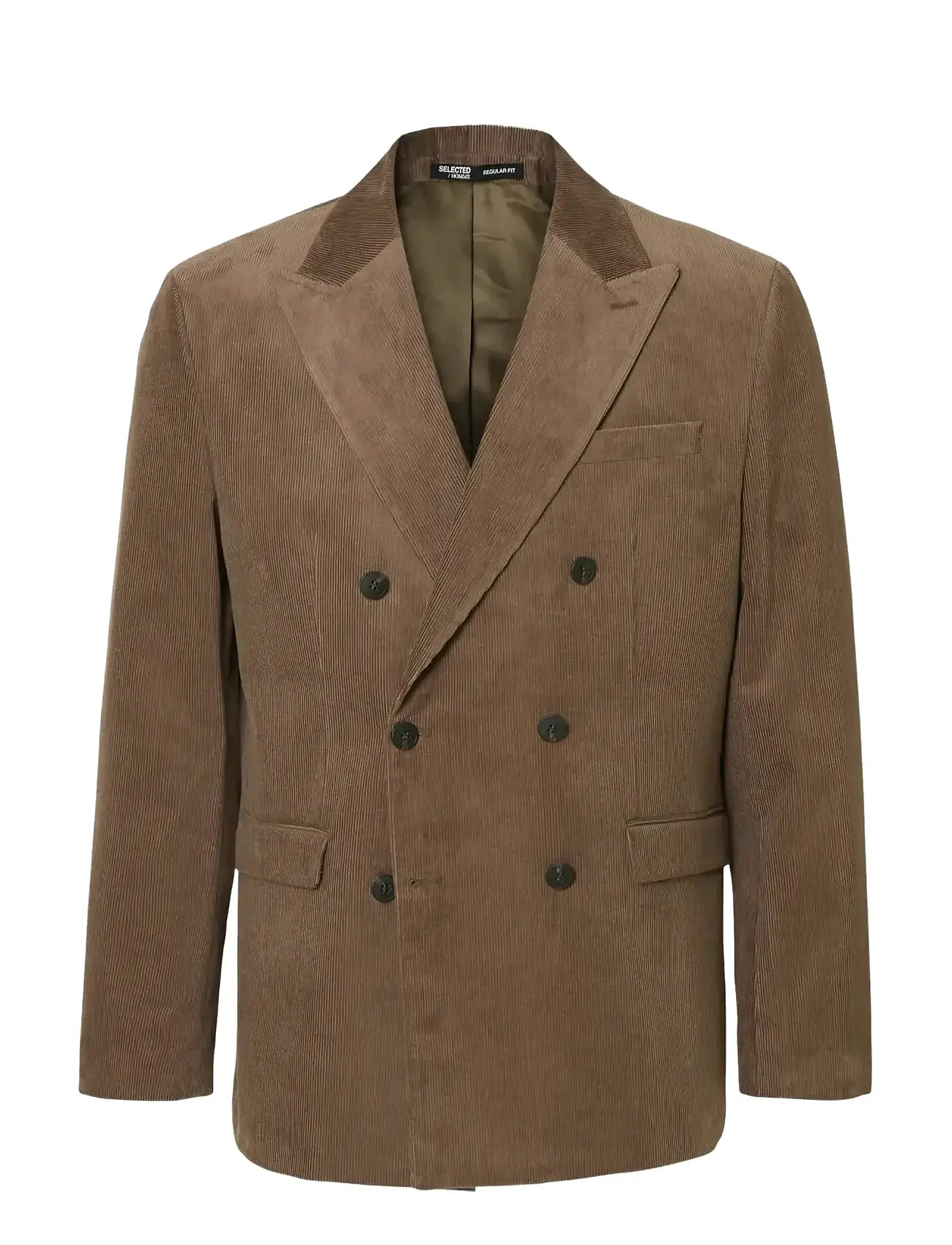SELECTED Slhreg-Duca Kordsamt Db Peak Blz Braun - 56 - Herren