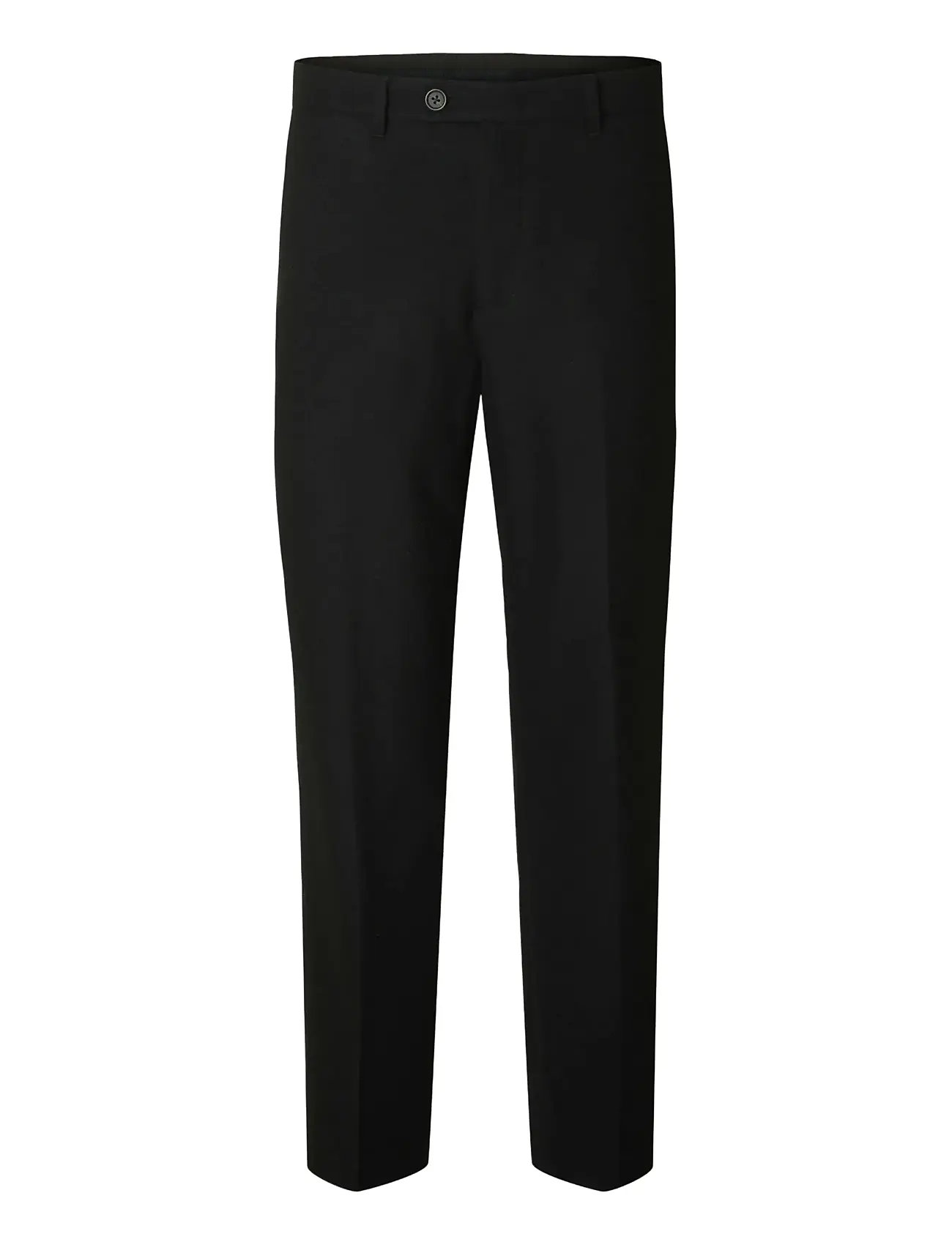 SELECTED Slh196-Straight Terry Wolle Blnd Pnt Noos Schwarz - 32x32 - Herren