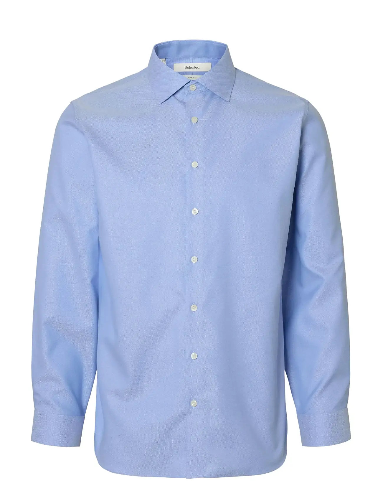 SELECTED Slhslim-Lux Oxford Shirt Ls Spread Noos Blau - L - Herren