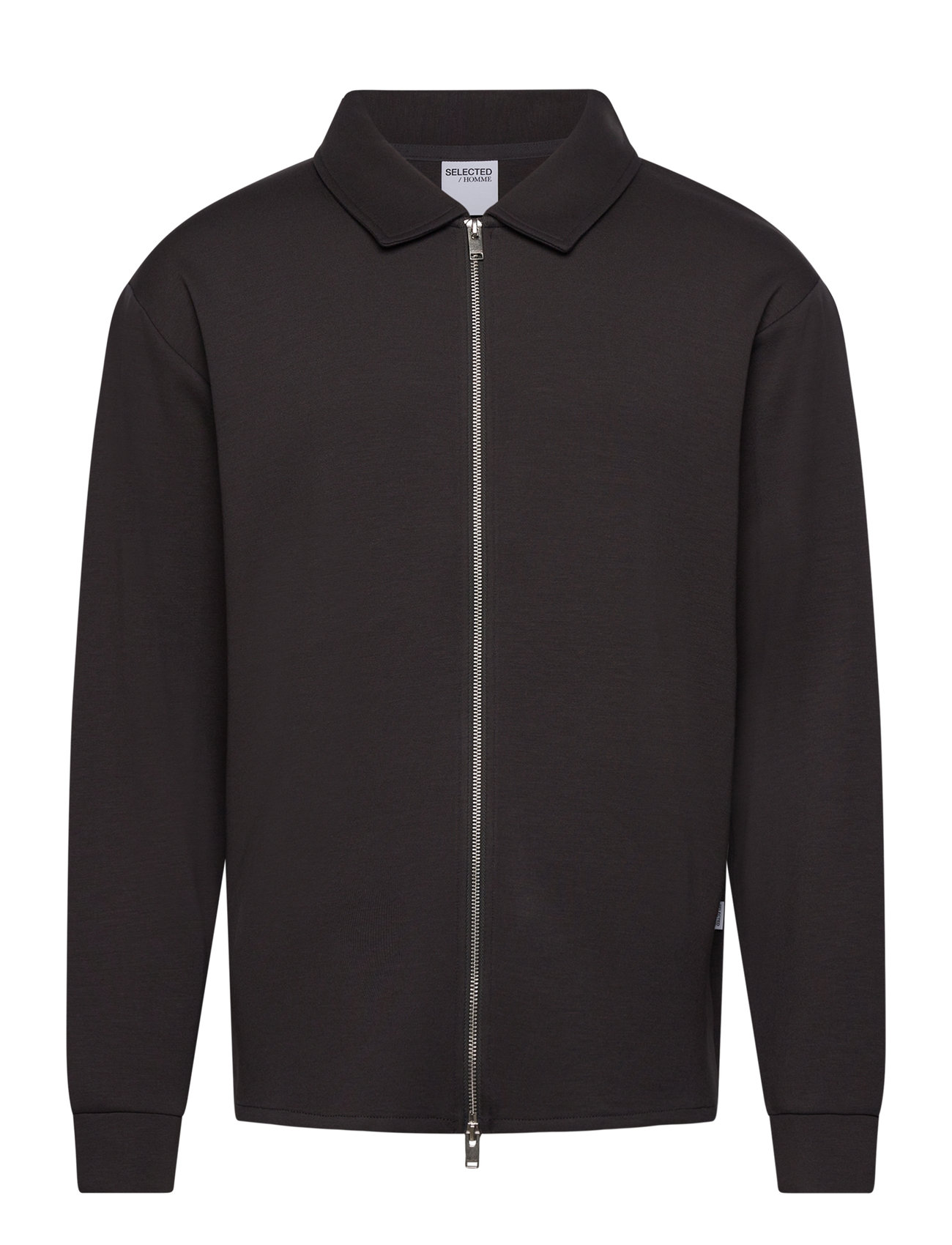 Slhemanuel Soft Full Zip Sweat Noos Grey Selected Homme
